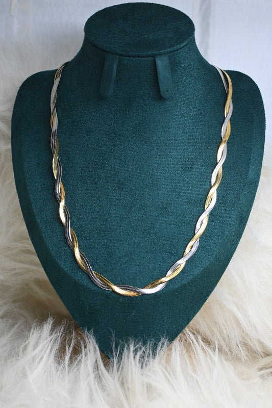 Colar multicolor malha fina