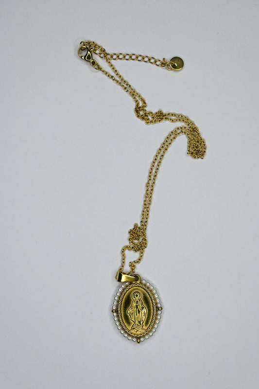 Medalha com santos